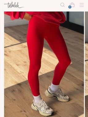 Shop Talulah High-Rise Red butter Leggings
